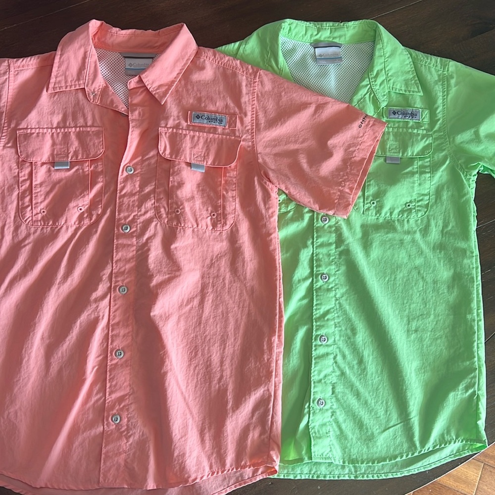 Columbia PFG shirt LOT, Like new Large (14/16)